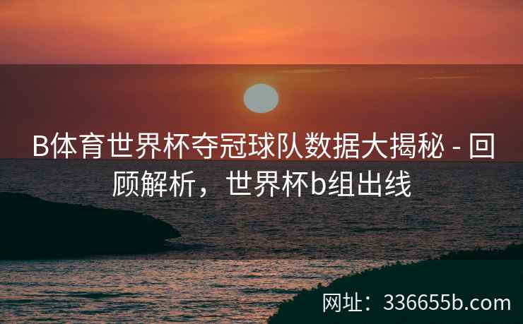 B体育世界杯夺冠球队数据大揭秘 - 回顾解析,世界杯b组出线