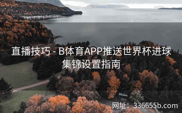 直播技巧 - B体育APP推送世界杯进球集锦设置指南