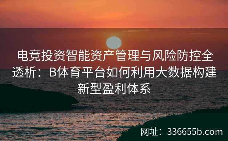 电竞投资智能资产管理与风险防控全透析：B体育平台如何利用大数据构建新型盈利体系  第1张